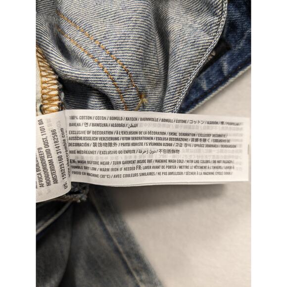 Abercrombie Jeans Women's 24W 28L Signature Ankle Straight Denim 90's Y2K Preppy - Picture 11 of 12